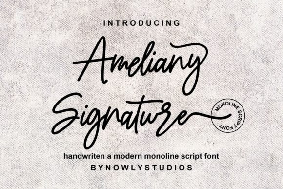 Ameliany Signature: The Premium Script Font for Scroll-Stopping Campaigns