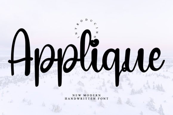 Applique: The Handwritten Typeface That Elevates Your Craft Brand