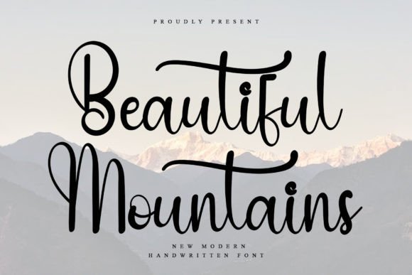 Beautiful Mountains: The Script Typeface That Elevates Campaign Visuals