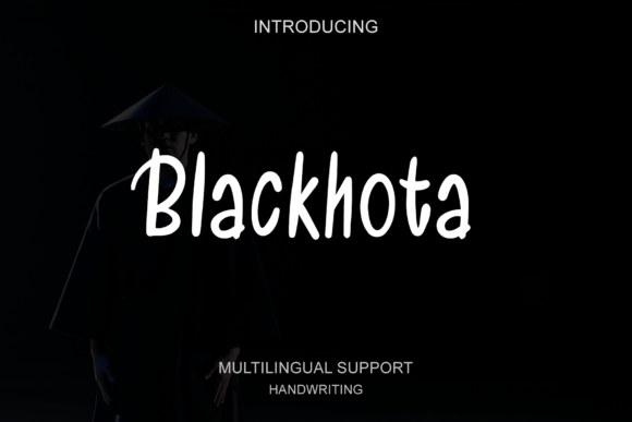 Blackhota: A Playful Script Amp for Modern Editorial Design