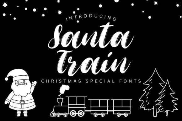 Bringing Magic to Your Layout with the Santa Train Typeface
