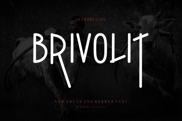 Brivolit: A Handwritten Typeface for Editorial Design