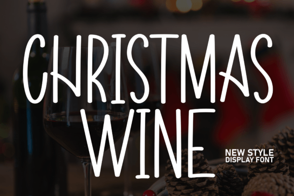 Christmas Wine: A Playful Typeface for Festive Digital Branding
