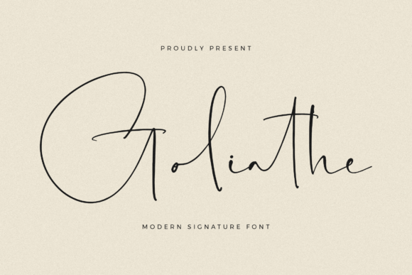 Goliathe: The Modern Script Typeface for Polished Digital Branding