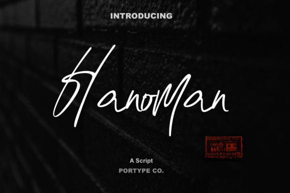 Hanoman: A Sophisticated Script Typeface for Elegant Branding