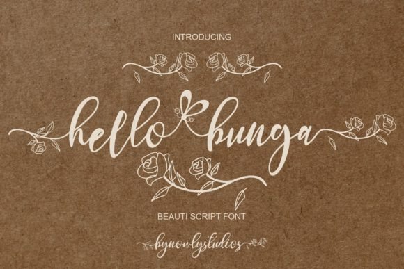 Hello Bunga: The Modern Script Typeface for Scroll-Stopping Campaigns