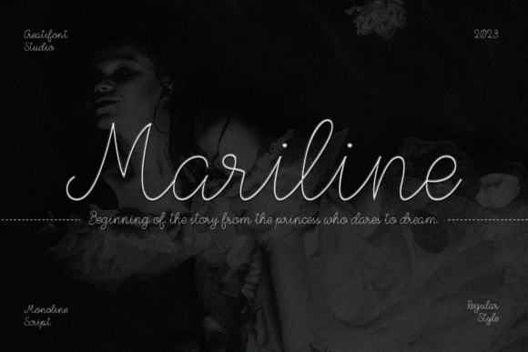 Mariline: A Monoline Script Typeface for Elegant Branding