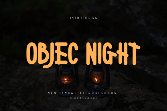Objec Night: The Bold Typeface for Modern Editorial Design