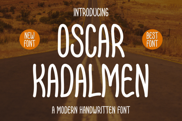 Oscar Kadalmen: The Friendly Handwritten Font for Small Business Branding