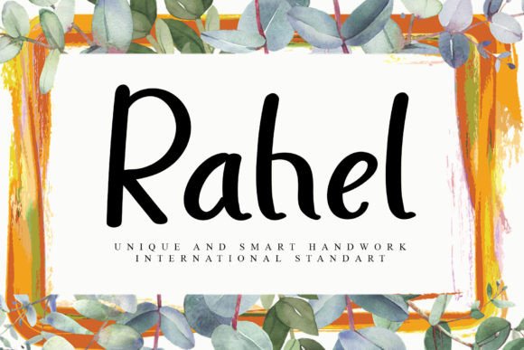 Rahel: The Elegant Script Typeface for Handmade Brands