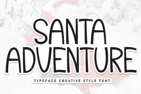 Santa Adventure: A Playful Handwritten Typeface for Web Design