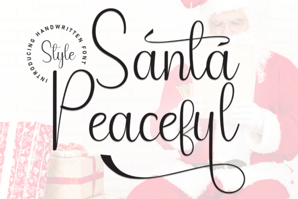 Santa Peaceful: The Handwritten Typeface That Brings Warmth to Brand Identity
