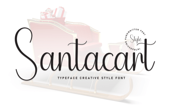 Santacart: A Sweet Handwritten Typeface for Digital Branding