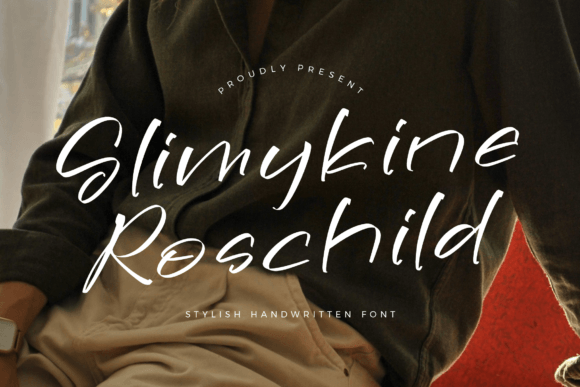 Slimykine Roschild: A Handwritten Typeface for Modern Editorial Design