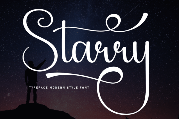 Starry: The Perfect Handwritten Display Font for Your Craft Shop
