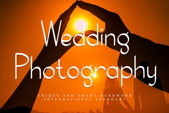 Wedding Photography: A Unique Typeface for Elegant Branding